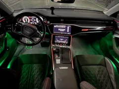 2022 Audi A7L A7 L 55 TFSI quattro S-line, синий — фото 7