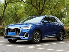 2021 Audi Q3 40 TFSI, синий — фото 1