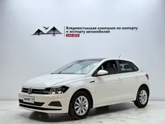 2021 Volkswagen Polo Plus 1.5L AT, белый — фото 1