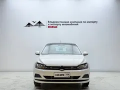 2021 Volkswagen Polo Plus 1.5L AT, белый — фото 2