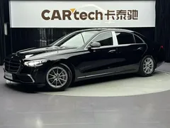 2021 Mercedes-Benz S-Class S 400 L, чёрный — фото 1