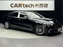 2021 Mercedes-Benz S-Class S 400 L, чёрный — фото 3