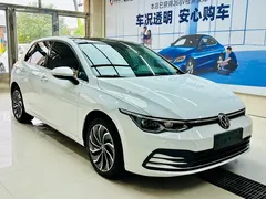 2023 Volkswagen Golf 280TSI DSG R-Line, белый — фото 3