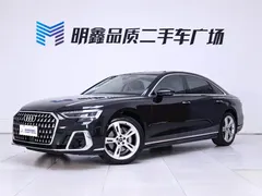 2023 Audi A8 A8L 50 TFSI quattro Premium Selection, чёрный — фото 2