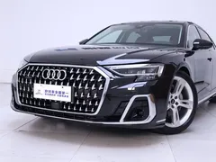 2023 Audi A8L 50 TFSI quattro, чёрный — фото 3