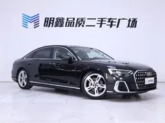 2023 Audi A8L 50 TFSI quattro, чёрный — фото 5