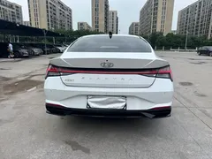 2022 Hyundai Elantra 1.5L CVT LUX Premium, белый — фото 10