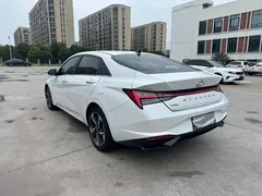 2022 Hyundai Elantra 1.5L CVT LUX Premium, белый — фото 11