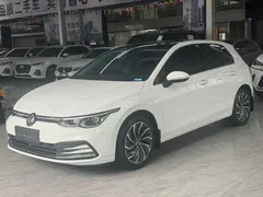 2023 Volkswagen Golf 280TSI DSG Pro, белый — фото 1
