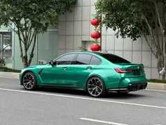 2021 BMW M3 Sedan, зелёный — фото 4