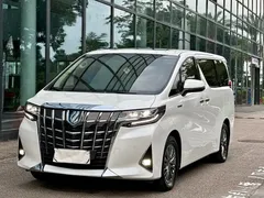 2021 Toyota Alphard Hybrid 2.5L Premium, белый — фото 1