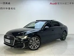 2022 Audi A6L 45 TFSI quattro, чёрный — фото 1