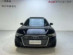 2022 Audi A6L 45 TFSI quattro, чёрный — фото 2