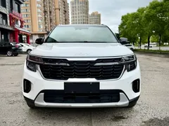 2023 Kia Seltos 1.5L CVT Luxury, белый — фото 2