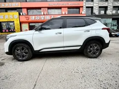 2023 Kia Seltos 1.5L CVT Luxury, белый — фото 8