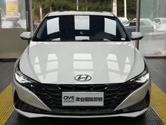 2022 Hyundai Elantra 1.5L CVT LUX Premium, белый — фото 2