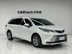 2021 Toyota Sienna 2.5L Hybrid Platinum, белый — фото 3