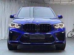 2020 BMW X5 M, синий — фото 3