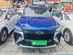 2022 Geely Atlas 1.8TD DCT, синий — фото 3