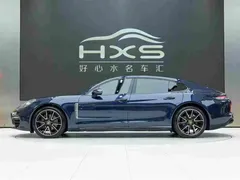 2023 Porsche Panamera Panamera 4 Executive Platinum 2.9T, синий — фото 3