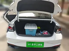 2022 Hyundai Elantra 1.5L CVT LUX Premium, белый — фото 10