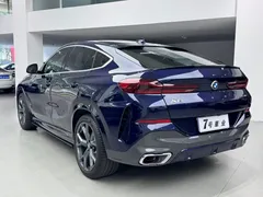 2021 BMW X6 xDrive40i M, синий — фото 8