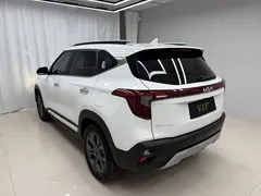 2023 Kia Seltos 1.5L CVT Luxury, белый — фото 2