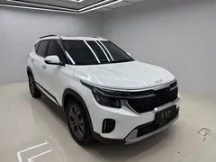 2023 Kia Seltos 1.5L CVT Luxury, белый — фото 5