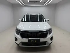2023 Kia Seltos 1.5L CVT Luxury, белый — фото 6