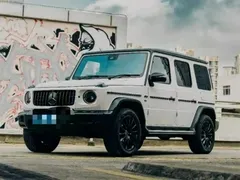 2022 Mercedes-Benz G-Class G 500, белый — фото 1