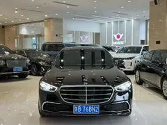 2021 Mercedes-Benz S-Class S 400 L Luxury, чёрный — фото 2