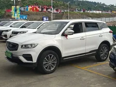 2020 Geely Atlas 1.8TD DCT Zhilian PRO, белый — фото 1