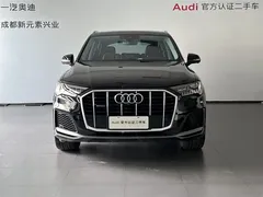 2021 Audi Q7 55 TFSI quattro S line, чёрный — фото 2