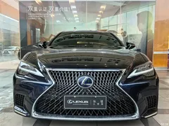 2021 Lexus LS 500h Executive, синий — фото 2