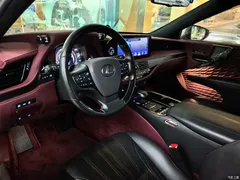 2021 Lexus LS 500h Executive, синий — фото 9