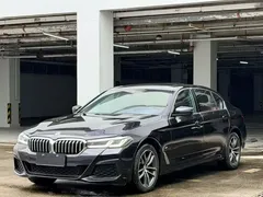 2022 BMW 5 Series 5 525Li M, чёрный — фото 1