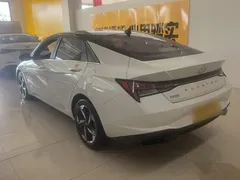 2022 Hyundai Elantra 1.5L CVT LUX Premium, белый — фото 12