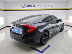 2019 Honda Civic 220TURBO CVT Dynamic National VI, синий — фото 3