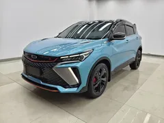 2022 Geely Coolray 1.5TD DCT Battle, синий — фото 1