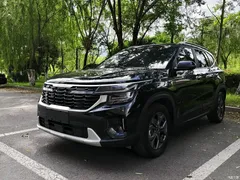 2023 Kia Seltos 1.5L CVT Luxury, чёрный — фото 1