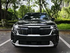 2023 Kia Seltos 1.5L CVT Luxury, чёрный — фото 2
