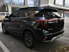 2023 Kia Seltos 1.5L CVT Luxury, чёрный — фото 9