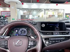 2020 Lexus ES 300h, синий — фото 10