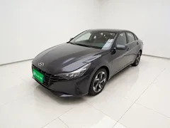 2021 Hyundai Elantra 1.5L CVT LUX Premium, чёрный — фото 2