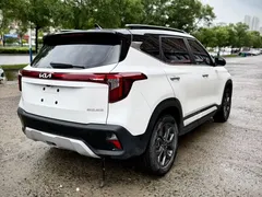 2023 Kia Seltos 1.5L CVT Luxury, белый — фото 6