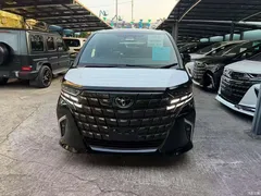 2023 Toyota Alphard Hybrid 2.5L Premium·Gold, чёрный — фото 2