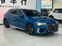 2022 Audi A3 Sportback 35 TFSI Fashion Sport, синий — фото 3