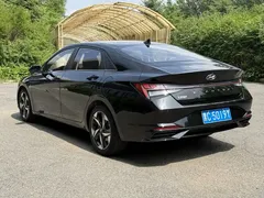2022 Hyundai Elantra 1.5L CVT LUX Premium, чёрный — фото 20