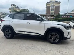 2023 Kia Seltos 1.5L CVT Luxury, белый — фото 4