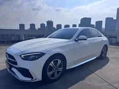 2022 Mercedes-Benz C-Class C 200 L Sport, белый — фото 1